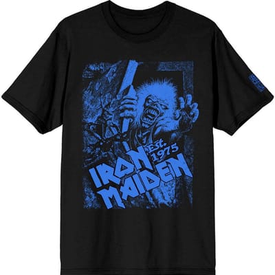Iron Maiden - Est. 1975 No Prayer Grave Heren T-shirt - S - Zwart