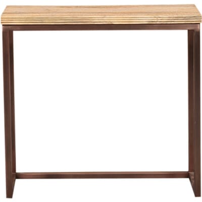 PTMD - Bijzettafel Zoah - Bruin - 70x29x65cm - Set van 3