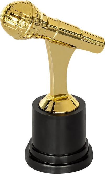 Boland - Trofee Microfoon - Verjaardag - Playbackshow