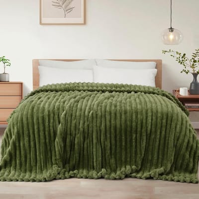 Zachte Flanel Fleece Dekbedovertrek 152 x 203 cm - Lichtgewicht Gezellige Dekens voor Alle Seizoenen