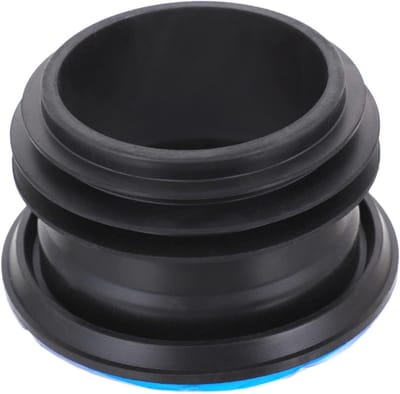 Toilet Afdichting Ring - Lekvrije Afdichting - Geurloos Huis - Rubberen Materiaal - 12.5 cm - Zwart