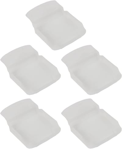 Batterij Beschermhoezen - Accu Covers - Gereedschap Opbergen - Stof en Vocht Dicht - 5 Stuks - Zwart