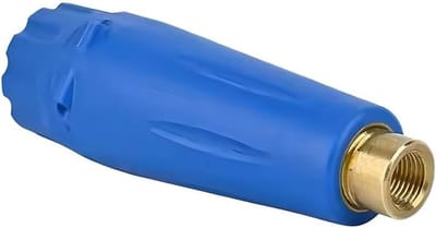 Hogedrukschuimmondstuk - Sneeuwschuimlans - Auto Wassen - Dik Vastklampend Schuim - 12 cm - Blauw Zwart
