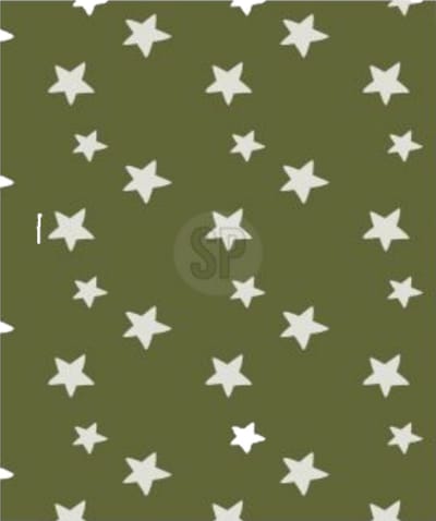 Polyester fleece deken/dekentje/plaid - 130 x 170 cm - marine groen met sterren