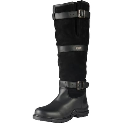 Horka Outdoorlaarzen Highlander Leer/bont/suède Zwart Maat 38