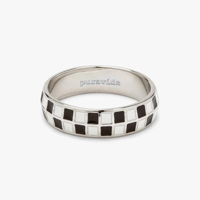 Pura Vida - CHECKERBOARD RING- maat 7