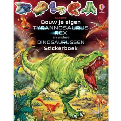 Tyrannosaurus Rex En Andere Dinosaurussen - Bouw Je Eigen Stickerboek