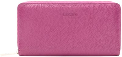 L.CREDI portemonnee Raphi Zip Around Wallet Berry (rood)paars