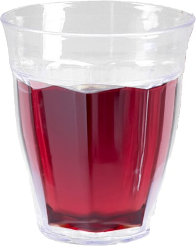 Plasticforte drinkglas - kunststof - transparant - 250 ml - drinkglazen