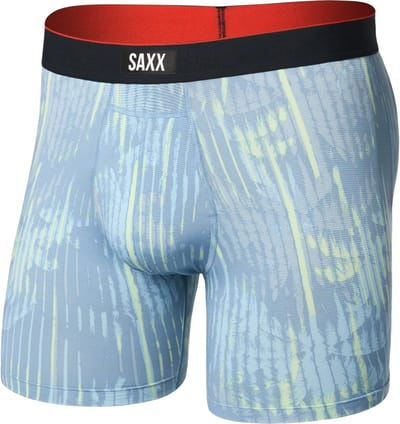 SAXX Heren Boxershort Multi-Sport Mesh - Boxer met BallPark Pouch® PRO - Lichtgewicht Sport Ondergoed - Lichtblauw - M