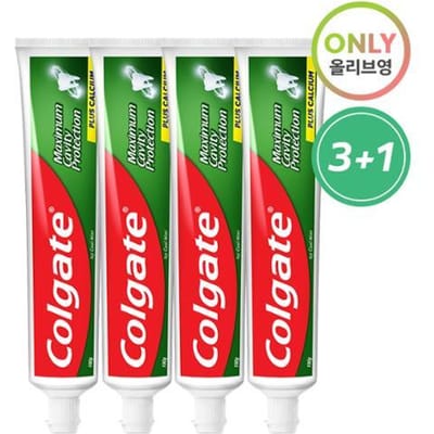 Dentifrice Colgate Protection 100g, choisissez 2 types (3 produits principaux + 1 produit supplémentaire) Cool Mint 100g 3+1 green
