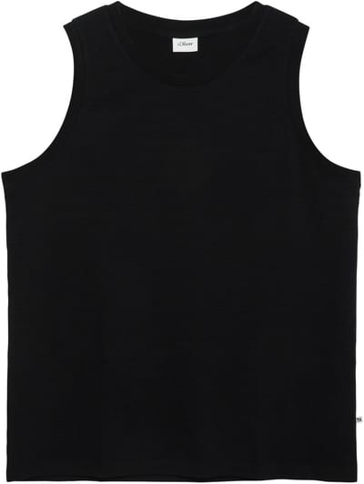 Jacquard Tanktop Met Ronde Halssnit En Ribbelsluiting s.Oliver