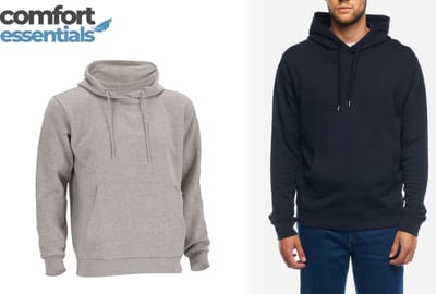 Comfort Essentials - Hoodie Heren - Grijs - M - Sweater Heren - Trui Heren - Heren Trui - Hoodies Heren - Hoody - Joggingpak Heren - Trainingspak