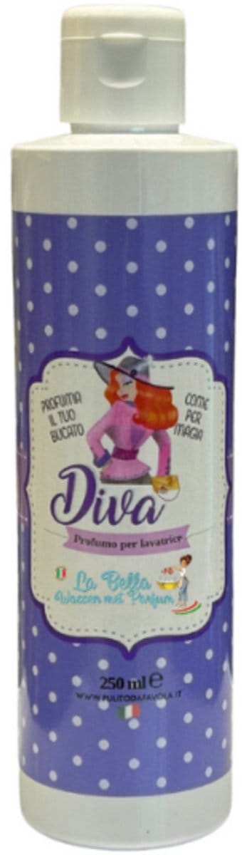 Wasparfum - Diva - 250ml - Fruitige tonen - Groene noot - Bloemenboeket geur - Vanille - Houtsoorten - Amber - Witte musk