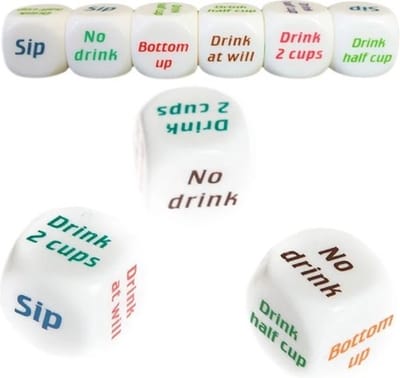 Go Go Gadget - Dobbelstenen - Feestartikelen - Drinkspelletje - Drinking Game - 1 set van 3 stuks