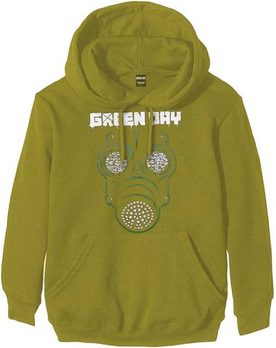 Green Day - Green Mask Hoodie/trui - S - Groen