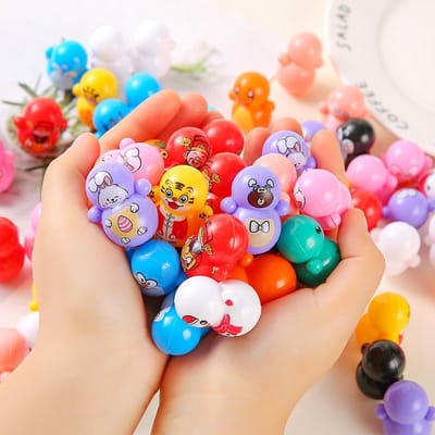 5-20 stuks 3x3,6 cm Mini Tuimelaar Speelgoed Mini Dier Speelgoed Feestartikelen Speelgoed voor Kinderen Verjaardagsfeest Speelgoed Zelfrechtzettende Pop Bulk Speelgoed