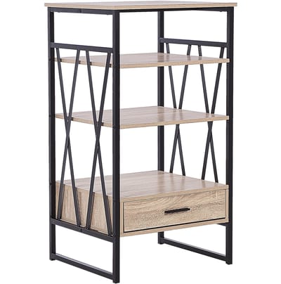 KEENE - Boekenkast - Lichte houtkleur - Vezelplaat