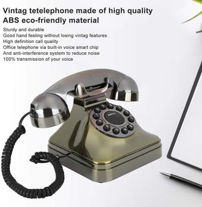 Vintage vaste telefoon Onf3 - antiek ontwerp - retro uitstraling