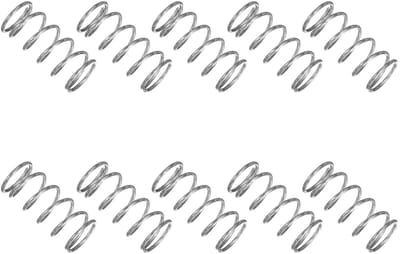 Drukveren RVS - Kleine veren - Reparaties en projecten - Corrosiebestendig - 11mm buitendiameter - Zilverkleurig