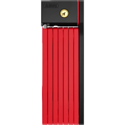 Fietsslot ABUS Vouwslot - uGrip BORDO™ 5700K - Security level 7 - rood - 100 cm - Geschikt voor elektrische fietsen en stadsfietsen