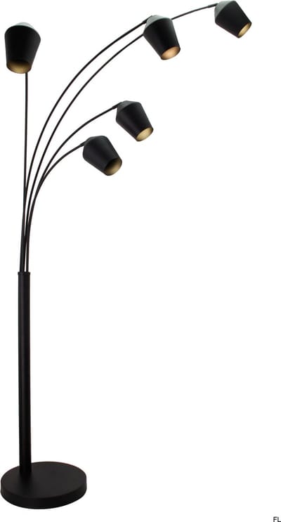 Chericoni Tavola Vloerlamp - 5-Lichts - Hoogt: 203 cm - E27 - Industrieel & Modern