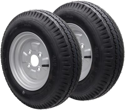 Compleet Aanhanger Wiel - Reservewiel Band - Transport Veilig - Hoge Draagkracht - 450-10 Inch