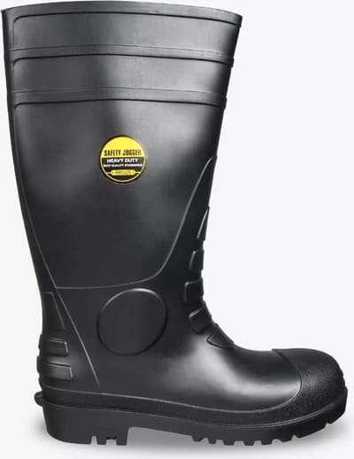 Safety jogger Hercules S5 PVC laars - Zwart - Maat 44