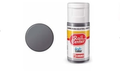 AMMO by Mig Jimenez Hobbyverf Acrylverf - MIG R0004 Rail Center - Industrial Gray - Acryl - 15ml Verf flesje - 15 ml