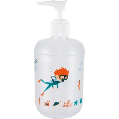 Spirella Zeepdispenser DIVER – Elegante Zeephouder en Lotionhouder voor Badkamer en Keuken – Desinfectantdispenser met Praktische Dosering