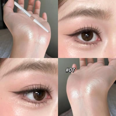Eyeliner pen parelmoer mat hoogglans verhelderend langhoudend vlekbestendig eyeliner