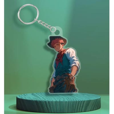 Porte-clés Acrylique Anime pour Jjk Megumi Fushiguro Satoru Gojo Kento Nanami Hajime Umemiya Boucle de Clé Acrylique Décoration Pendentif