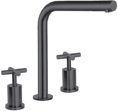 Lanesto Urban Brooklyn recht Gun Metal Zwart