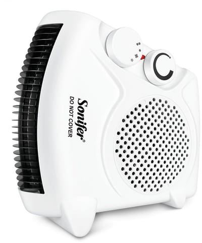 Sonifer SF-6502 Elektrische Ventilatorkachel – 2000W – 2 Warmtestanden – Compact & Veilig – Oververhittingsbeveiliging – Wit
