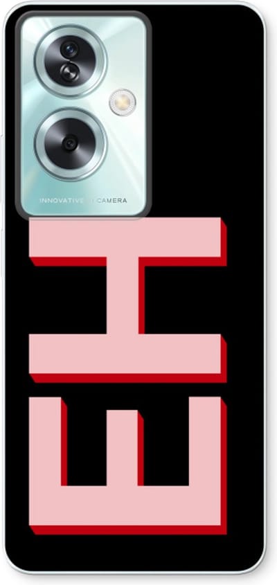 Gepersonaliseerd - Case Company® - Hoesje geschikt voor Oppo A79 hoesje - Monogram - Soft Cover Telefoonhoesje - Bescherming aan alle Kanten en Schermrand