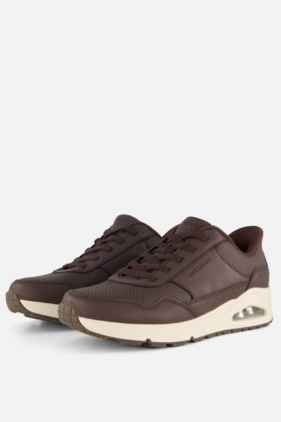Skechers UNO-BANKSIA LUXE Heren Instappers - Chocolate