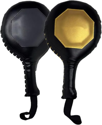 Trainingskussen Boksen - Stootkussen Vechtsport - Sportieve Krachtmeting - Versterkte Stiksels - 20x35x7 cm - Goud
