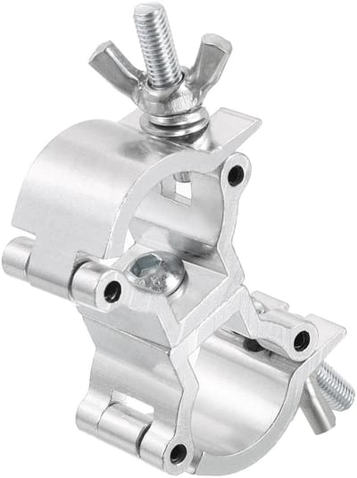 Dailygoods- Podiumlichtbundelklem O-vormig - Robuuste Klem - Dubbele Gesp - Aluminium - Maximaal 15 lbs - Geschikt voor Theater/DJ Evenementen - Lichtklem