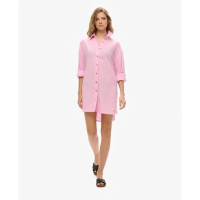 Superdry - Lang Ibiza-strandoverhemd - Dames - Shirts