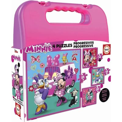 12-16-20-25 stukjes progressieve puzzel Disney Minnie