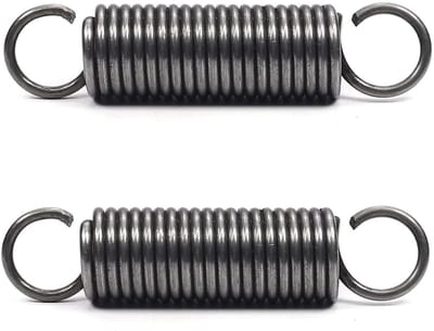 Trekveer Set - Spanveren Dubbele Haak - Industrieel Gebruik - Duurzaam Verenstaal - 2x12x30 mm
