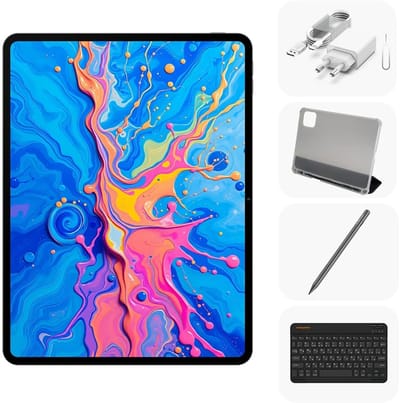 Teclast Artpad Pro 12.7'- Tablet - 2176x1600 UHD - Helio G99 Max - 20GB RAM - GB ROM - Android 15 - 4G - LTE 2 SIM - 30W snelladen - AI Hyper Audio