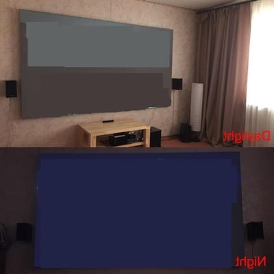 Projectiescherm - Reflecterend Doek - Thuisbioscoop Creëren - Draagbaar Ontwerp - 30 inch - Mat Wit