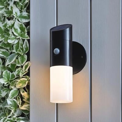 Zonne-energie PIR Bewegingssensor Wand- en Heklicht met Kleurveranderende LED-modus - IP44 Weerbestendig - 3000K Warm Wit