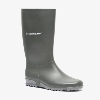 Dunlop sport regenlaarzen - Groen - 100% Waterdicht - Maat 31