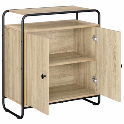 vidaXL - Dressoir - Sonoma - Eiken - 68 - x - 35 - x - 75 - cm - Bewerkt - hout