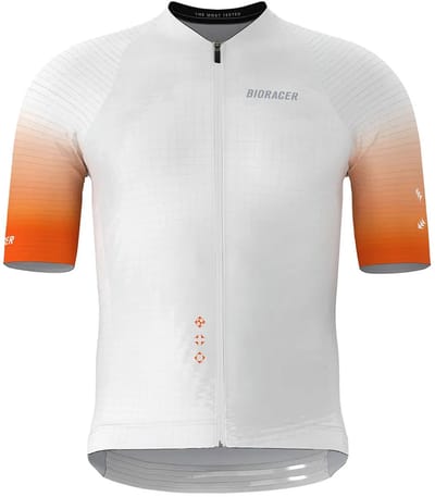 Bioracer Icon Korte Mouw Wielertrui Wit 2XL Man