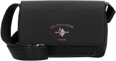 U.S. POLO ASSN. schoudertas Stanford Flap Bag Black zwart