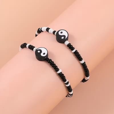 Majo - Yin Yang enkelbandje - schattige enkelband - zomer