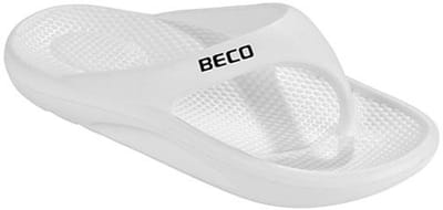 BECO teenslippers Easy - unisex - wit - maat 35-36